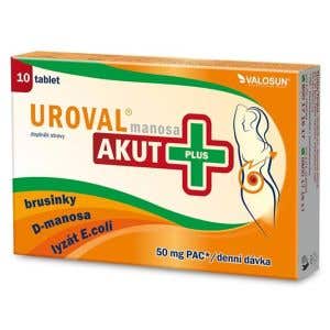 Walmark Uroval manosa AKUT+ 10 tabliet