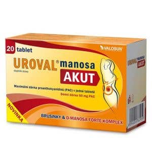 Walmark Uroval manosa AKUT 20 tablet