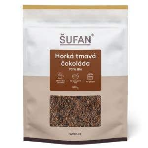 Šufán Horúca tmavá čokoláda 70% 500 g