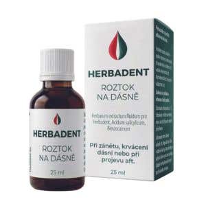 Herbadent Roztok na d&aacute;sně 25 ml