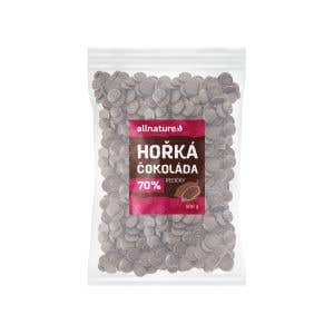 Allnature Horká čokoláda 70% kôstky 500 g