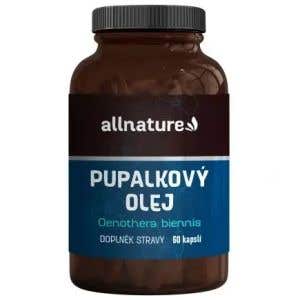 Allnature Pupalkový olej 60 kapsúl