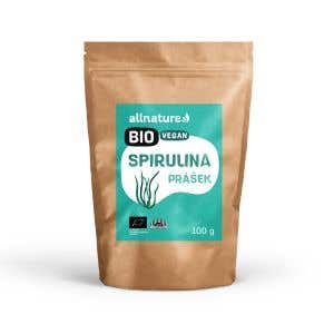 Allnature Spirulina prášok BIO 100 g