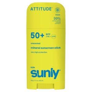 Attitude Sunly Dětsk&yacute; miner&aacute;ln&iacute; opalovac&iacute; kr&eacute;m bez vůně SPF 50 60 g