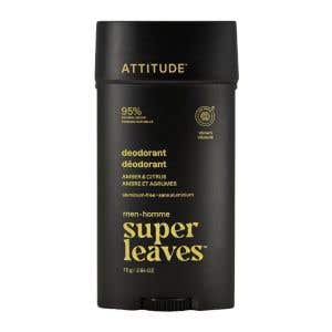 Attitude Super leaves Pánský deodorant – Amber & Citrus 75 g Attitude Super leaves Pánský deodorant – Amber & Citrus 75 g