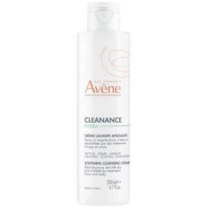 Avene Cleanance Hydra Upokojujúci umývací krém pre pleť podráždenú medikamentóznou liečbou akné 200 ml