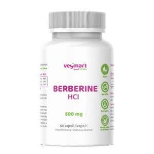 Vegmart Berber&iacute;n HCl 500 mg 60 kaps&uacute;l