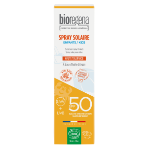 Bioregena Organický sprej na opalování SPF 50 pro děti BIO 90 ml