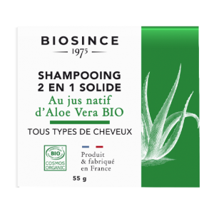 Biosince 1975 Tuhý šampon 2v1 BIO 55 g