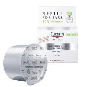 Eucerin Hyaluron-Filler + 3x Effect Denný Krém SPF 15 pre suchú pleť - náhradná Náplň 50 ml