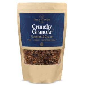 Wild and Coco Crunchy Granola Coconut & Cacao 250 g &ndash; Expir&aacute;cia 31/05/2026