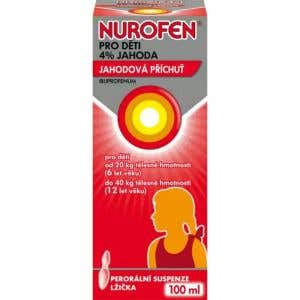 Nurofen Pro děti 4% Jahoda 40 mg/ml 100 ml
