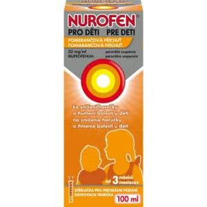 Nurofen Pro děti Pomeranč 20 mg/ml 100 ml