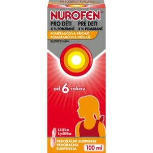 Nurofen Pro děti 4% Pomeranč 40 mg/ml 100 ml