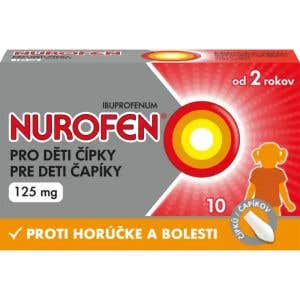 Nurofen Pro děti Čípky 125 mg 10 čípků