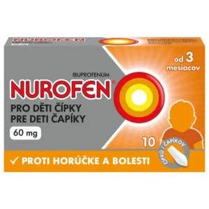 Nurofen Pro děti Čípky 60 mg 10 čípků