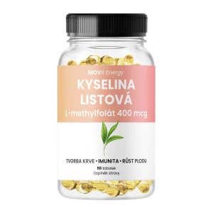 MOVit Energy Kyselina listová – L-methylfolát 90 tobolek