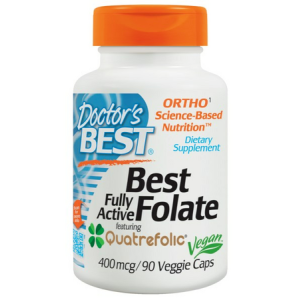 Doctor´s Best Folát vitamín B9 Quatrefolic® 400 mcg 90 kapsúl