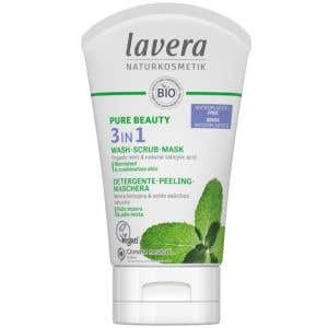 Lavera Pure Beauty Čistící gel, peeling a maska 3v1 125 ml