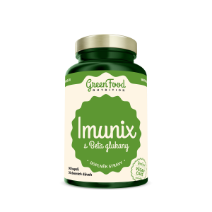 GreenFood Nutrition Imunix s Beta glukany 90 kapslí