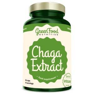 GreenFood Nutrition Chaga Extract 90 kapslí GreenFood Nutrition Chaga Extract 90 kapslí