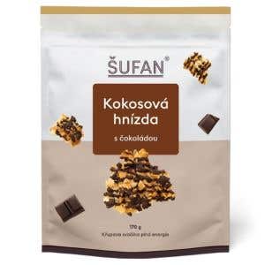 Šufan Kokosové hniezda s čokoládou 170 g