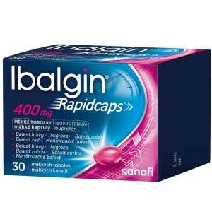 Ibalgin Rapidcaps 400 mg 30 tobolek