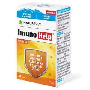 NatureVia ImunoHelp 60 rastlinných kapsúl