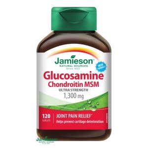 Jamieson Glukosamín Chondroitín MSM 1300 mg 120 tabliet