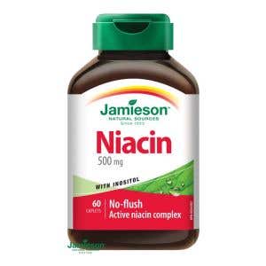 Jamieson Niacin 500 mg s inositolem 60 tablet