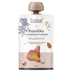 Šufan Kapsička s mandlovým krémem hrušková 110 g Šufan Kapsička s mandlovým krémem hrušková 110 g
