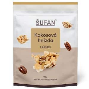 Šufan Kokosové hniezda s pekánmi 170 g