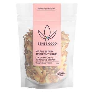 Sense Coco Kokosové chipsy – s javorovým sirupem BIO 40 g