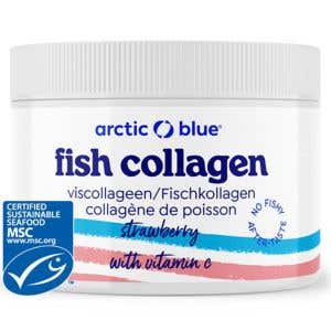Arctic Blue Fish Collagen Strawberry - Morský kolagén s vitamínom C jahoda 150 g 