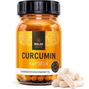 WoldoHealth Kurkumin s piperinem 120 kapslí