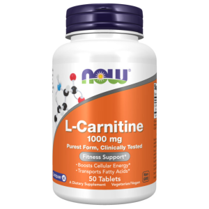 Now Foods Carnitine Tartrate 1000 mg 100 tabliet