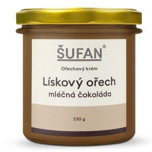 Šufan Lieskovoorieškové maslo s mliečnou čokoládou 330 g