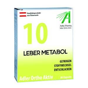 Adler Pharma Ortho Aktiv Nr. 10 Leber Metabol 60 kapsl&iacute;