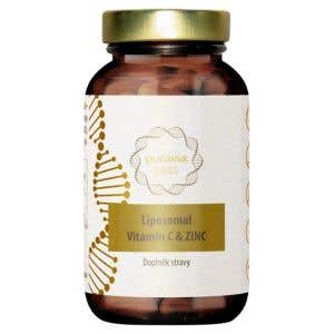 Puravia Labs Liposom&aacute;ln&iacute; vitam&iacute;n C se zinkem 60 kapsl&iacute;
