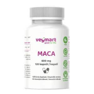 Vegmart Maca 600 mg 120 kaps&uacute;l
