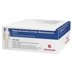 Glenmark Magnesii Lactici 0,5 tbl. Medicamenta 100 tablet 