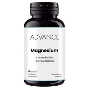 Advance Magnesium – 6 forem hořčíku 90 kapslí