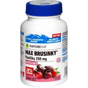 Swiss NatureVia Max Brusnice pastilky 30+6 tabliet