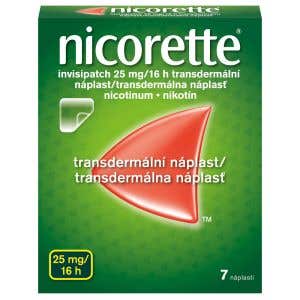 Nicorette Invisipatch 25 mg/16 h transdermálna náplasť 7 ks