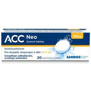 ACC 100 NEO 100 mg šumivé tablety, 20 tablet