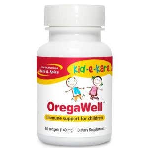 North American Herb & Spice Kids OregaWell – dětský multivitamín 60 mini kapslí