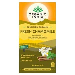 Organic India Fresh Chamomile čaj BIO 25 s&aacute;čků