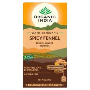 Organic India Spicy Fennel čaj BIO 25 s&aacute;čků