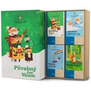 Sonnentor Dárková kazeta čajová - Půvabný čas Vánoc
