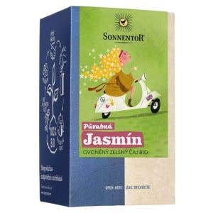 Sonnentor Půvabn&aacute; Jasm&iacute;n ovoněn&yacute; zelen&yacute; čaj BIO 18 s&aacute;čků